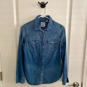 Levi's Denim Long-Sleeve with Buttons, Women's, S